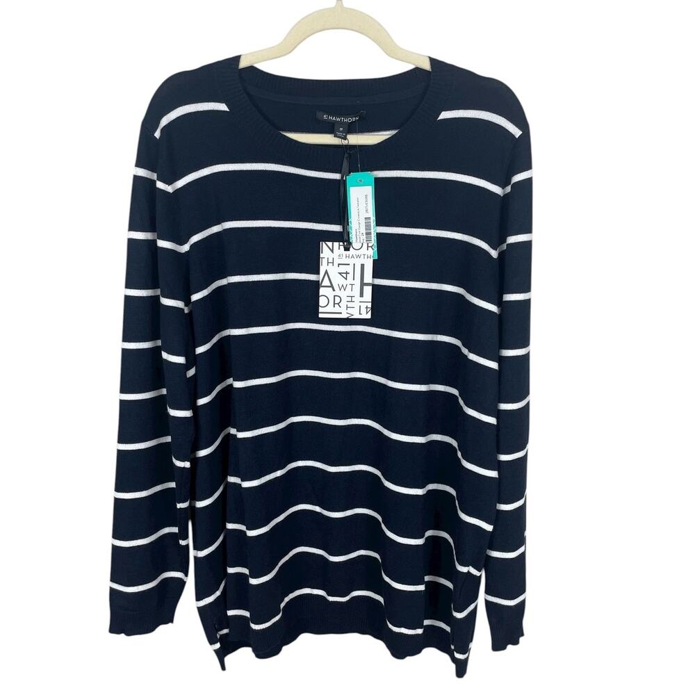 41 Hawthorn Aubree Fine Gauge Crewneck Sweater Size 2X NEW WITH TAGS